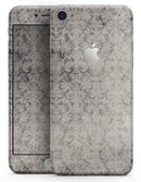 Faded Brown Verticle Damask Pattern - Skin-kit for the iPhone 8 or 8 Plus