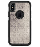 Faded Brown Verticle Damask Pattern - iPhone X OtterBox Case & Skin Kits