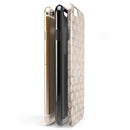 Faded Brown and Tan Oval Pattern iPhone 6/6s or 6/6s Plus 2-Piece Hybrid INK-Fuzed Case