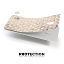 Faded Brown and Tan Oval Pattern - Premium Protective Decal Skin-Kit for the Apple Credit Card