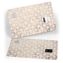 Faded Brown and Tan Oval Pattern - Premium Protective Decal Skin-Kit for the Apple Credit Card
