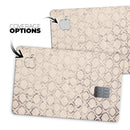 Faded Brown and Tan Oval Pattern - Premium Protective Decal Skin-Kit for the Apple Credit Card