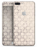 Faded Brown and Tan Oval Pattern - Skin-kit for the iPhone 8 or 8 Plus