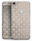 Faded Brown and Tan Oval Pattern - Skin-kit for the iPhone 8 or 8 Plus