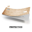 Faded Brown and Yellow Rococo Pattern - Premium Protective Decal Skin-Kit for the Apple Credit Card