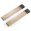 Faded Brown and Yellow Rococo Pattern - Premium Decal Protective Skin-Wrap Sticker compatible with the Juul Labs vaping device