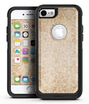 Faded Brown and Yellow Rococo Pattern - iPhone 7 or 7 Plus Commuter Case Skin Kit