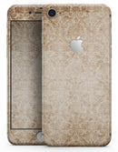 Faded Brown and Yellow Rococo Pattern - Skin-kit for the iPhone 8 or 8 Plus
