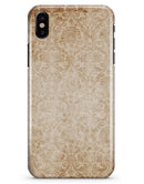 Faded Brown and Yellow Rococo Pattern - iPhone X Clipit Case