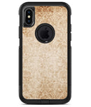 Faded Brown and Yellow Rococo Pattern - iPhone X OtterBox Case & Skin Kits