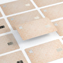 Faded Coral Grunge Royal Pattern - Premium Protective Decal Skin-Kit for the Apple Credit Card