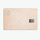 Faded Coral Grunge Royal Pattern - Premium Protective Decal Skin-Kit for the Apple Credit Card