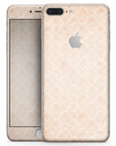 Faded Coral Grunge Royal Pattern - Skin-kit for the iPhone 8 or 8 Plus