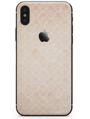 Faded Coral Grunge Royal Pattern - iPhone X Skin-Kit