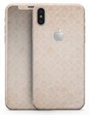 Faded Coral Grunge Royal Pattern - iPhone X Skin-Kit