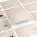 Faded Coral and White SunRise - Premium Protective Decal Skin-Kit for the Apple Credit Card