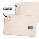 Faded Coral and White SunRise - Premium Protective Decal Skin-Kit for the Apple Credit Card