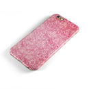 Faded Deep Pink Damask Pattern iPhone 6/6s or 6/6s Plus 2-Piece Hybrid INK-Fuzed Case