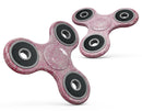 Faded Deep Pink Damask Pattern Full-Body Fidget Spinner Skin-Kit