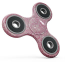 Faded Deep Pink Damask Pattern Full-Body Fidget Spinner Skin-Kit