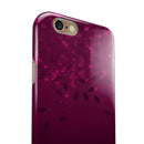 Faded Falling Leaves Of Burgundy iPhone 6/6s or 6/6s Plus 2-Piece Hybrid INK-Fuzed Case