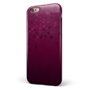 Faded Falling Leaves Of Burgundy iPhone 6/6s or 6/6s Plus 2-Piece Hybrid INK-Fuzed Case