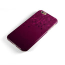 Faded Falling Leaves Of Burgundy iPhone 6/6s or 6/6s Plus 2-Piece Hybrid INK-Fuzed Case