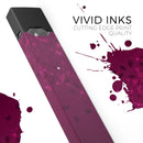 Faded Falling Leaves Of Burgundy - Premium Decal Protective Skin-Wrap Sticker compatible with the Juul Labs vaping device
