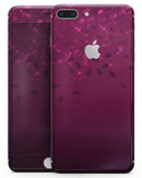 Faded Falling Leaves Of Burgundy - Skin-kit for the iPhone 8 or 8 Plus