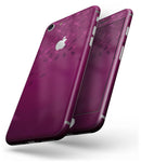 Faded Falling Leaves Of Burgundy - Skin-kit for the iPhone 8 or 8 Plus