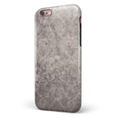 Faded Gray Cauliflower Damask Pattern iPhone 6/6s or 6/6s Plus 2-Piece Hybrid INK-Fuzed Case