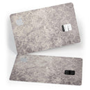 Faded Gray Cauliflower Damask Pattern - Premium Protective Decal Skin-Kit for the Apple Credit Card