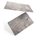 Faded Gray Cauliflower Damask Pattern - Premium Protective Decal Skin-Kit for the Apple Credit Card