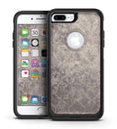Faded Gray Cauliflower Damask Pattern - iPhone 7 or 7 Plus Commuter Case Skin Kit