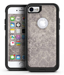 Faded Gray Cauliflower Damask Pattern - iPhone 7 or 7 Plus Commuter Case Skin Kit