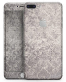 Faded Gray Cauliflower Damask Pattern - Skin-kit for the iPhone 8 or 8 Plus