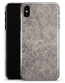 Faded Gray Cauliflower Damask Pattern - iPhone X Clipit Case