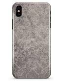 Faded Gray Cauliflower Damask Pattern - iPhone X Clipit Case