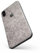 Faded Gray Cauliflower Damask Pattern - iPhone X Skin-Kit