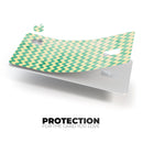 Faded Green Chevron Pattern - Premium Protective Decal Skin-Kit for the Apple Credit Card