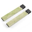 Faded Green Grunge Inflated Damask Pattern - Premium Decal Protective Skin-Wrap Sticker compatible with the Juul Labs vaping device