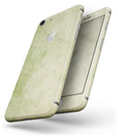 Faded Green Grunge Inflated Damask Pattern - Skin-kit for the iPhone 8 or 8 Plus