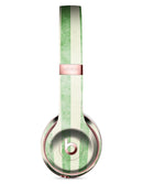 Faded Green Vertical Stripes Full-Body Skin Kit for the Beats by Dre Solo 3 Wireless Headphones