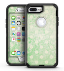 Faded Grunge Green White Polka Dot Pattern - iPhone 7 Plus/8 Plus OtterBox Case & Skin Kits
