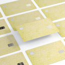 Faded Lime Damask Pattern - Premium Protective Decal Skin-Kit for the Apple Credit Card