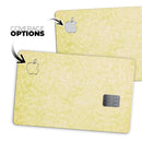 Faded Lime Damask Pattern - Premium Protective Decal Skin-Kit for the Apple Credit Card