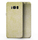 Faded Lime Damask Pattern - Samsung Galaxy S8 Full-Body Skin Kit