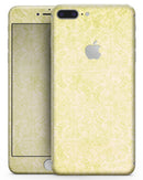 Faded Lime Damask Pattern - Skin-kit for the iPhone 8 or 8 Plus