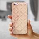 Faded Maroon Overlapping Circles iPhone 6/6s or 6/6s Plus 2-Piece Hybrid INK-Fuzed Case