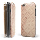 Faded Maroon Overlapping Circles iPhone 6/6s or 6/6s Plus 2-Piece Hybrid INK-Fuzed Case